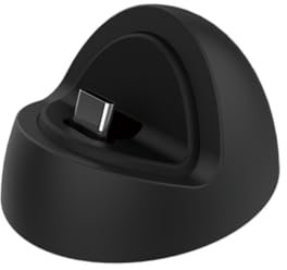 Charging Dock for Switch 2 Fast Charging Station with Type C Charger Port Game Host Desktop Stand (Black)
