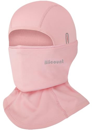 Blicount Sturmhaube Winter Balaclava Herren Damen Winddicht Warm Sturmmaske Atmungsaktiv Gesichtshaube Sturmhaube für Motorrad, Fahrrad, Skifahren, Outdoorsports