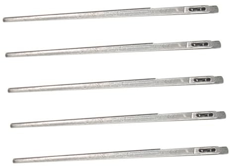 OSALADI Agujas Para Tejer Cordón De Cuero Tipo Estadounidense 5 Piezas Para Manualidades Diy Mujeres Multicolor Herramientas De Trenzado Cuero Trabajos Artesanales Obsequio