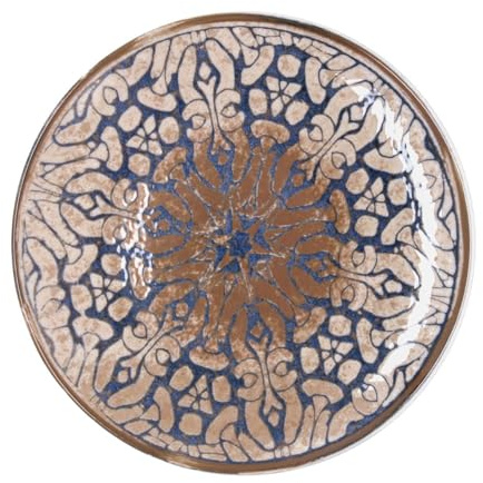 Bidasoa Plato Deneb Hydrozero de porcelana 30 cm | Marrón, Porcelana, formato redondo, acabado brillo, 30 cm, apilable, apto para microondas