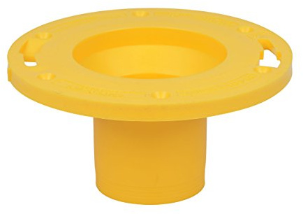 Oatey 43405 Set-Rite Toilet Flange Extender only, Yellow, 1/4-1