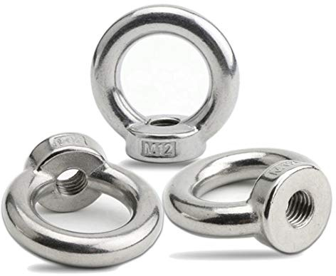 8PCS Heben Ringmuttern, Innenringmutter zum Heben von Edelstahl 304, Pack-of-8, M10