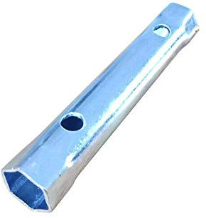 SUPERTOOL Clé à tube métrique pour robinet en métal avec écrou arrière monobloc 23,6 mm avec capuchon carré extra long pour valves de tuyau (1 pièce)