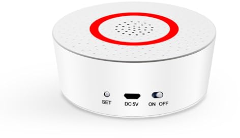 Indoor Strobe Sirene - 120DB Alarm Arbeiten Sie mit dem AGSHOME-Alarmsystem