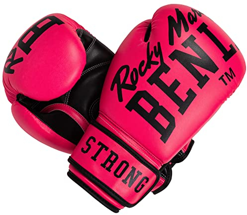 BENLEE Boxhandschuhe aus Kunstleder Chunky B 12 oz, Neon/Pink