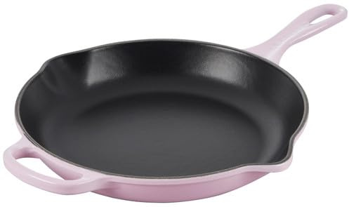 LE CREUSET Sartén de hierro fundido esmaltado con mango de hierro fundido, 10.25 pulgadas (1-3/4 cuartos de galón), chalota