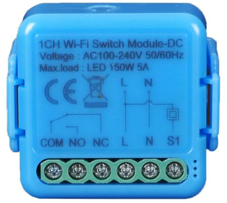 Yueyang Tuya WiFi Smart Switch 220V Relè Contatto a secco Interruttore di controllo remoto, apricancello, modalità a impulsi, funziona con Alexa Google Home (1)