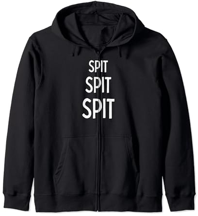 Fun Graphic-Spit Spit Spit Zip Hoodie