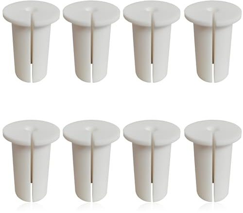 Cable Grommet Kit for Starlink,8Pcs Wall Grommets for Starlink Cable,Ethernet Cable Wall Grommet for Cord Protection,Feed Through Bushing Compatible with StarLink Cable Router Ethernet Adapter (White)