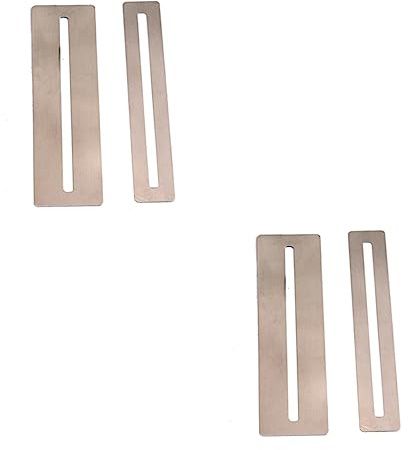 OFFSCH 4stücke Fretboard Fingerboard Schutzleisten Für Gitarren Und Bässe Biegsame Fret Guards Geeignet Für Präzise Bundbearbeitung Silbernes Design