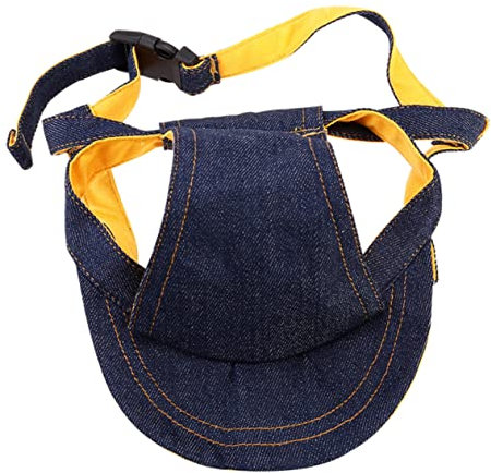 BELLIFFY Haustier-Baseballkappe Reise-Sonnenhut Für Hunde Mit Verstellbarem Seil Outdoor-katzenkappe Atmungsaktives Futter S Modisch Bezaubernd