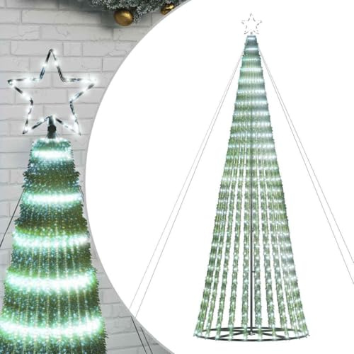 vidaXL LED Weihnachtsbaum 1028 LEDs Kaltweiß 403 cm