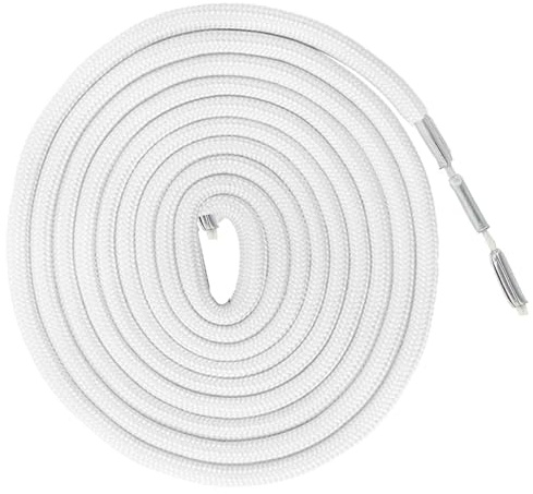 Jortmrd 500g 10M Filo di Piombo per Tende Treccia Corda Piombata Pesi Zavorra per Tendaggi Tessuti Zanzariere Tovaglie Tendine Finestra Doccia Interno Esterno per Evitare di Soffiare (50g/m)