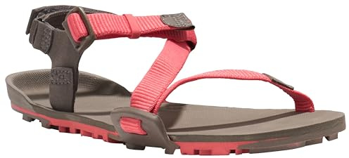 Xero Shoes Women's Z-Trail EV Barefoot Hiking Sandals, Sunset Coral / Morel, 10