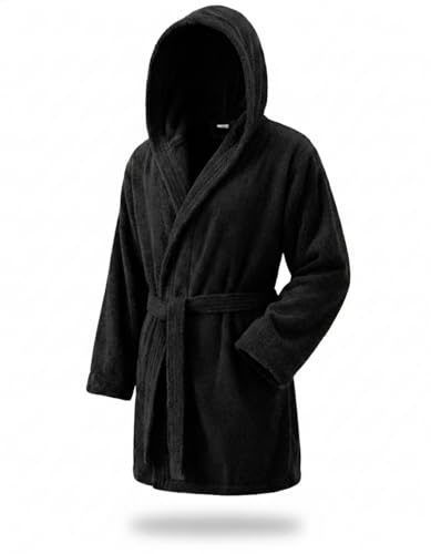 Top Towel - Elegant - Accappatoio per donna e uomo 100% cotone, 500 g/m² - Opzione con cappuccio o senza cappuccio - Morbido e assorbente per doccia, spa e piscina