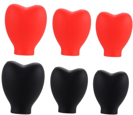 LIFKOME 6 Stück Silikon Make Up Pinselhüllen Pinselüberzüge Schutzabdeckungen für Kosmetikpinsel Langlebig Bpa Frei Kompakt für Reisen und Aufbewahrung