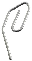 Ganchos metálicos para Cortinas en riel | para visillos, Cortinas, Cortinas de Ducha, caravanas, Panel japonés | Ganchillos Pesados Tipo garfio (Pequeño, 50, Pack)