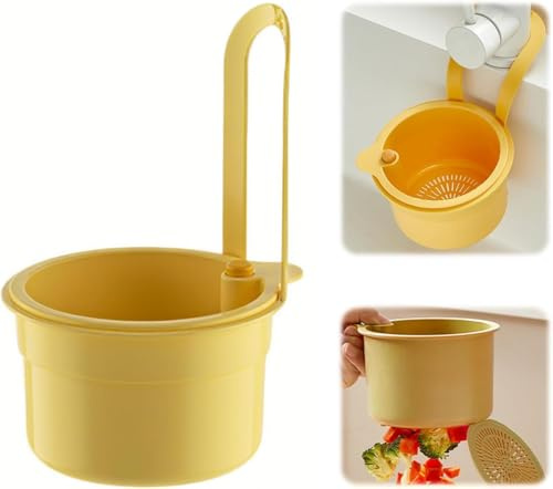 Colador De Fregadero, Desagüe Fregadero Cocina Colgable Con Vertido Prensa Y Diseño Autolimpieza, Fregaderos Cocina Accesorios