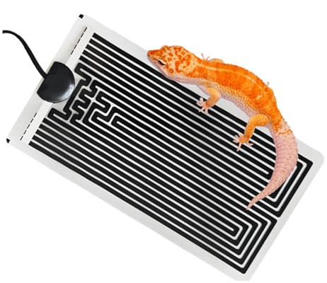 Matera De Calentamiento De Reptil De 45 W - Mats De Calor De Vivario De Reptiles Calefacción con 10 Niveles Control De Temperatura, Extraíble Bajo Tibias De Calor De Terrario para Reptil