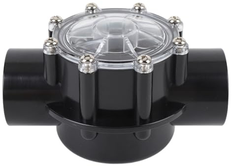 WAHEWUD 2-Zoll-180-Grad-Rückschlagventil, gerade, Modell 7305, für Aquarium, Pool, Spa