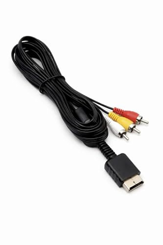 Harrista RCA AV Cable 180cm – 3 RCA Male to Proprietary AV Connector for TVs, DVD Players, VCRs & Retro Consoles