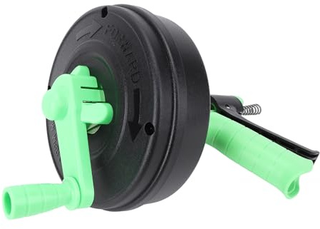 Hamwesh Coclea di Drenaggio a Serpente, modalità Manuale e Trapano Coclea Idraulica per Zoccoli di Capelli Naviga da 2 a 3 Curve in Tubi da 50 a 75 Mm con Guanto per WC Cucine Vasche da Bagno (7,5 m