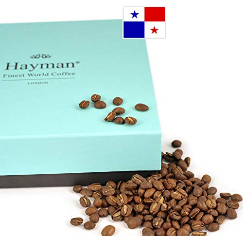 Hayman, 100% Panama Geisha Coffee Beans, Whole Bean, Medium Roast, 200g | Fresh Roasted Panamanian Gesha Coffee