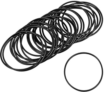sourcing map Packung mit 25 Nitrilkautschuk metrische O-ringe Dichtung Dichtring für Filter 43mm Außendmr. 40mm Innendmr. 1,5mm breit