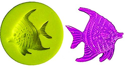 LoveLegis Molde de Silicona de un pez sardina - Idea de Regalo de cumpleaños - Moldes de Silicona - Molde para Uso Artesanal