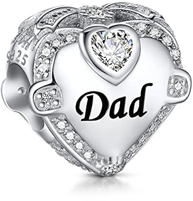 NINGAN S925 Charms Liebe, Geburtstag, Familie Anhänger | Geschenk für Frauen, Mädchen, Freunde, Ehefrau, Mutter, Tochter – Geburtstag, Jahrestag, Valentinstag, Weihnachten