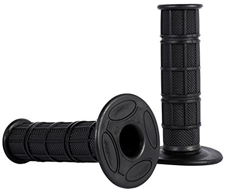 Manopole, Yctze 1 Paio di Impugnature Morbide in Silicone sostituzione per Manubrio Sinistra Destra 22mm 7/8 Grigio di Ricambio sostituzione per Moto Pit Dirt Bike(nero) per s51 griffe protaper