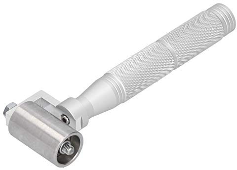 Joyzan 40mm Seam Roller Wallpaper, Stainless Steel Edge Hand Roller Flat Pressure Heavy Internal External Corner Decorating Tool Home Decoration Seamed DIY Smoother Handheld for Wall Paper Painting