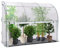 IDMarket - Serra invernale da parete sostenuta 300 x 80 x 160 cm doppia apertura balcone e terrazza