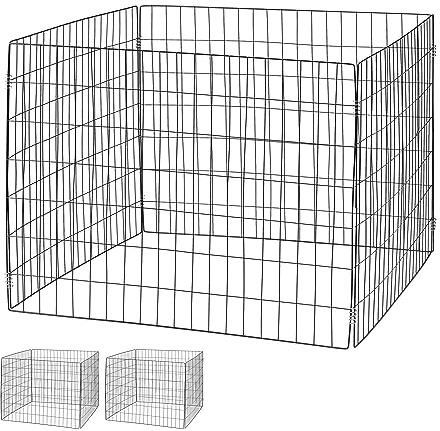 Relaxdays Compostiera in Acciaio, Set da 3 Contenitori da Giardino per Compost, HLP: 70 x 90 x 90 cm, 560 Litri, Nero
