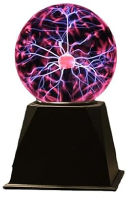 Sfera al plasma – 3/4/5/6/8 pollici – Elettricità statica Touch Control Ball – Nebulosa, fulmini di tuono, batterie USB, doppia alimentazione, per feste, decorazioni, oggetti di scena, casa, STEM