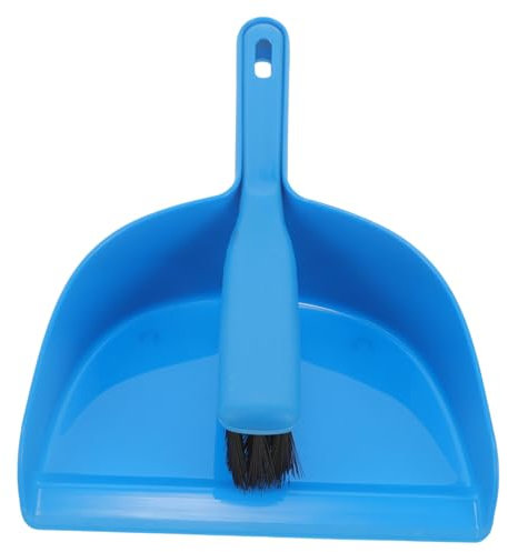 VANZACK Mini Broom and Dustpan Set Kompakte Kehrschaufel Und Besen Für Tisch Auto Und Haushalt Leichtes Tragbares Reinigungswerkzeug Für Und Schmutz Blau