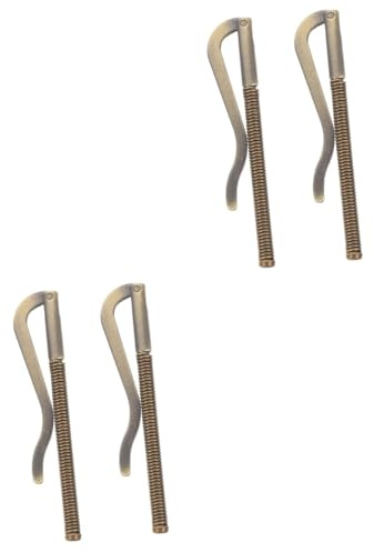 Lurrose 4 Pz portaassegni in metallo clip per carta di credito fermasoldi per uomo clip fermacarte mollette fermacarte piccola clip di controllo fermasoldi portafoglio Lega di zinco