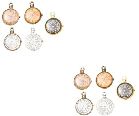HAPINARY 30piezas Colgantes De Reloj De Bronce Estilo Para Accesorios De Joyería Pulseras y Collares