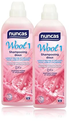 Nuncas Wool 1 Shampooing doux 750 ml (Lot de 2)