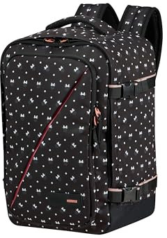 American Tourister Take2Cabin Disney - Ryanair Kabinentasche 25 x 20 x 40 cm, 24 L, 0.50 kg, Handgepäck, Flugzeug Rucksack S Underseater, Mehrfarbig (Minnie Urban Dots)