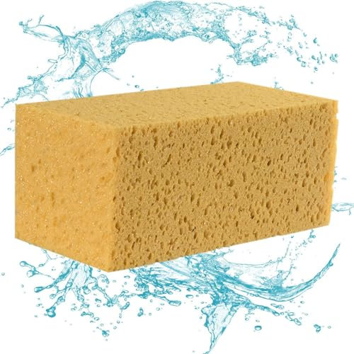 Große Schwämme – wasserabsorbierender Autowasch-Schaumschwamm | Fleckenentfernungs-Autowaschschwämme | Waschschwämme für Autowäsche, Bad, Küche, Glasreinigung | Autoschwamm