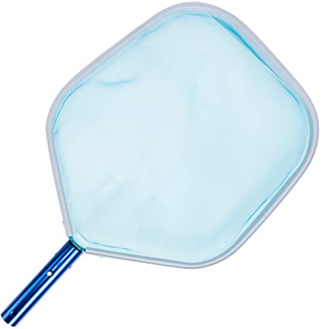 IWOWHERO Poolnetz mit Aluminiumrahmen und PVC Material Feinmaschig und Leicht für Reinigung von Schwimmbädern und Springbrunnen Leicht zu Tragen und Effizient im Gebrauch