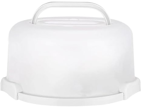 Caja de almacenamiento de pasteles - bolsa portátil para almacenamiento de pasteles, contenedor de transporte de pasteles con tapa | Caja de ahorro de pasteles multiusos, bandeja para pasteles con asa