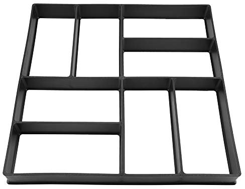 Forma Cemento, 40X40Cm Riutilizzabile Pavimentazione Forma Cemento, Mattone Cemento Fai Da Te Forma Walk Maker Paver In Pietra per Prato, Cortile, Patio E Giardino All'Esterno
