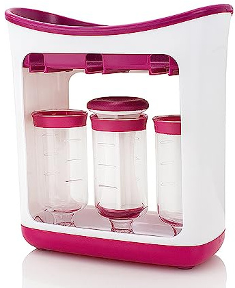 Babynahrungsbeutel nachfüllbare Squeeze -Station für hausgemachte Lebensmittel tragbare Spülmaschine Safe BPA