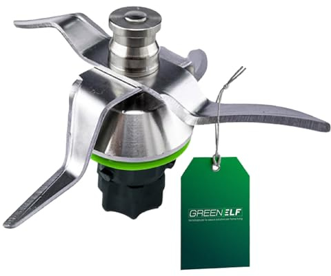 GREENELF - Lame Bimby TM5 di Ricambio - Chef-Mix EDIZIONE LIMITATA – Gruppo Coltelli Bimby TM5 in Acciaio Inox SUS420 Compatibile con Thermomix TM5 – Sicuro e Resistente Lavabile in Lavastoviglie