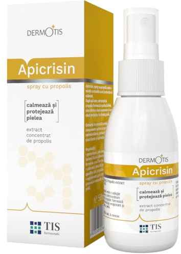 APICRISIN Spray alla Propoli 50ml – Pelle Irritata e Sensibile, Lenitivo e Cicatrizzante, Arrossamenti, Irritazioni, Piccole Ferite e Screpolature, proprietà Antimicrobiche, Rigenerazione Cutanea