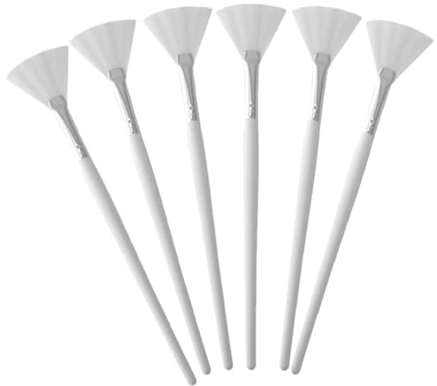 AUTSUPPL Aplicador 6 Piezas Diseño Ergonómico en Forma de Abanico de Mascarilla Facial y Materiales Ligeros para Uso Diario y Profesional