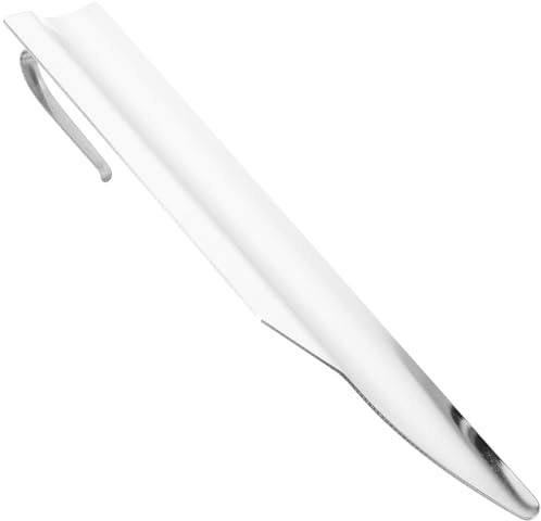 NUOBESTY Raspador de Migas de Cocina de Acero Inoxidable, Herramienta Multifuncional de Limpieza para Restaurante y Hogar, Accesorio Portátil para Encimera y Barra de Café, Diseño Doble