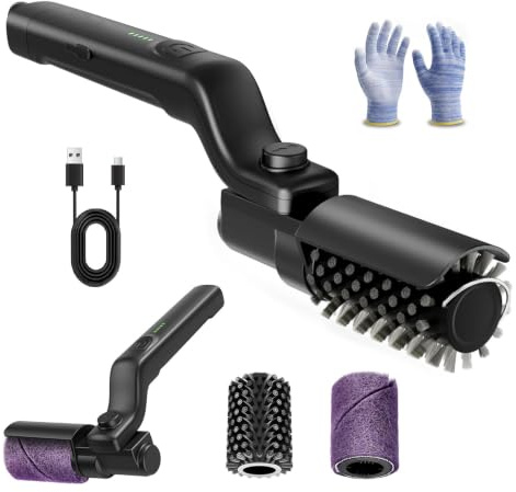 Brosse électrique pour Barbecue | tête de brosse rotative à 180°, batterie 2600 mAh, trois modes, compatible avec barbecues, fumoirs, plaques de cuisson, etc.
